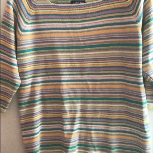 Colorful Striped Sweater - Picture 5 of 6